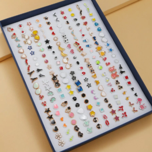 100 Pairs/Set Random Style Stud Earring (10 Sets)