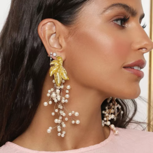 Belle Faux Pearl Decor Drop Earring (10 Sets)