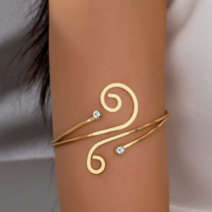 Women Fashion Metal Sunflower Armband (10 Sets)