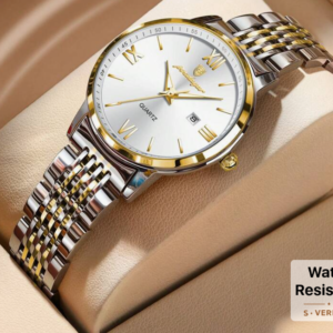 Silver Women's Stainless Steel Band Watch (10 Pieces)