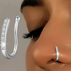 Faux Nose Piercing Clip On Nose Ring (10 Pieces/Color)