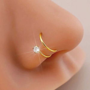 Sparkling Zirconia Nose Ring (10 Pieces/Color)