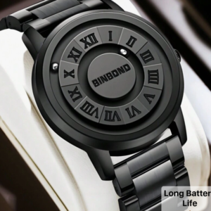Luxury Quartz Watch Men Creative Scrolling Pointer Magnetic Force Sports Style (10 Pieces)