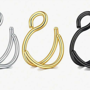 Women Nose Ring Faux Piercing Jewelry 8mm (10 Pieces or Set)
