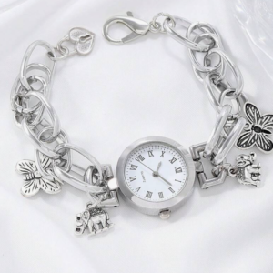 Vintage Style Women's Key Chain Bracelet Watch (10 Pieces)
