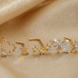 5pcs Set Luxury Elegant Nose Ring (10 Sets)