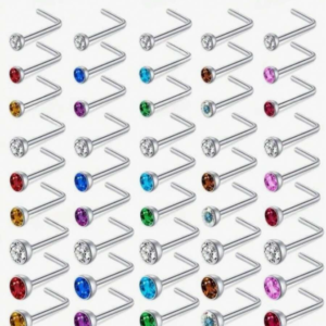 45pcs Stainless Steel Nose Buds (10 Sets)