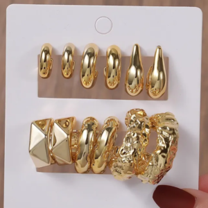 resin vintage earring (10 pieces)