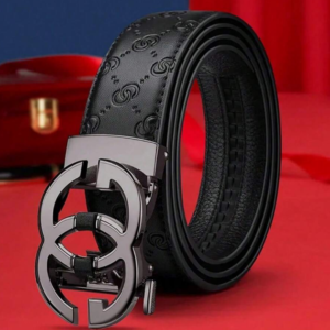double g letter automatic pu leather s pattern belt (10 pieces)